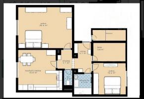 Podkrovn 3+kk, 93 m2, Skuherskho, esk Budjovice